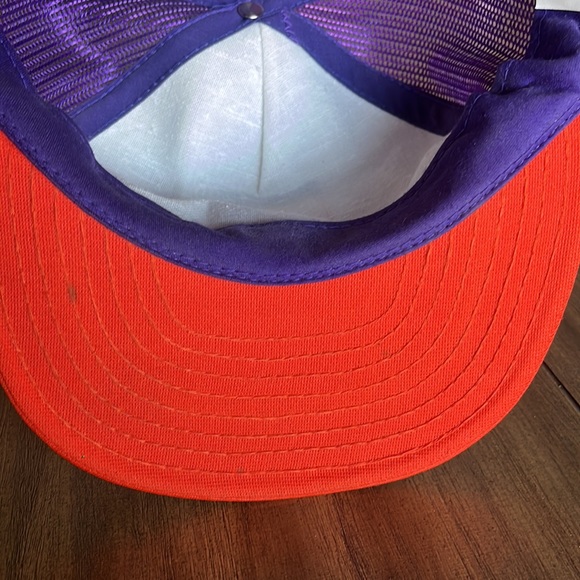 Vintage Phoenix Suns mesh back trucker style flat bill hat - Picture 4 of 5